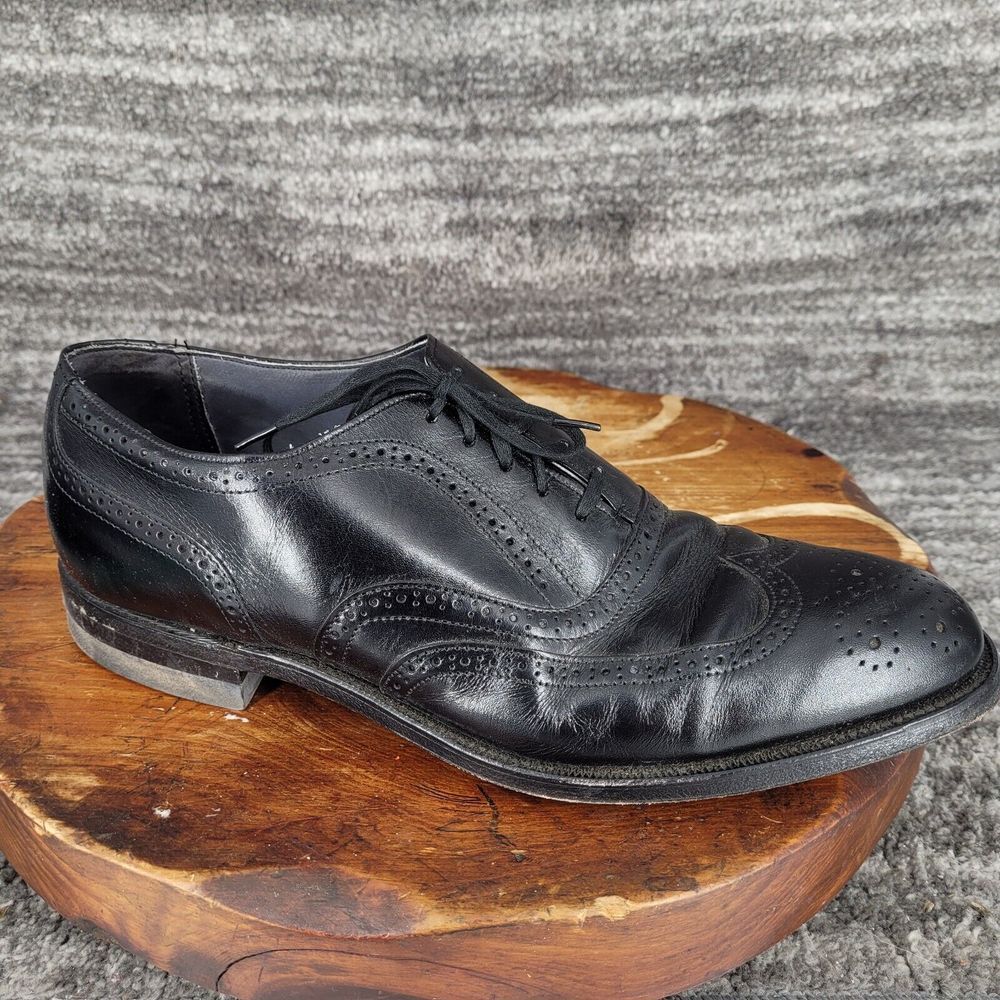 Sebago Vintage Roamers Dover Oxford Black Leather Dress Shoes w/Box Mens Size 11 - Picture 9 of 12